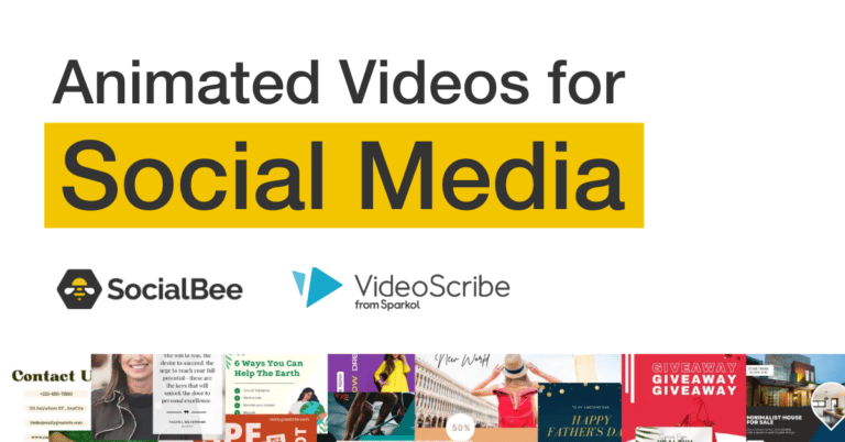 Animated Videos for Social Media Webinar Videoscribe
