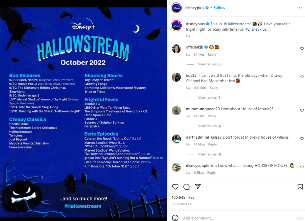 Disney halloween movie recommendations